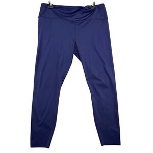 Athleta Accelerate 7/8 Tight Navy Blue Leggings XL 566727-03 SU20